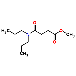 3-(二丙基氨基甲酰)丙酸甲酯結(jié)構(gòu)式_6942-25-2結(jié)構(gòu)式