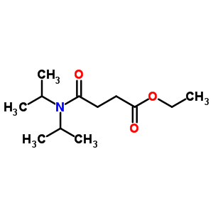 3-(二丙烷-2-基氨基甲酰)丙酸乙酯結(jié)構(gòu)式_6946-52-7結(jié)構(gòu)式