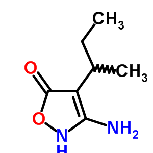 (9ci)-3-氨基-4-(1-甲基丙基)-5(2H)-異噁唑酮結(jié)構(gòu)式_6972-95-8結(jié)構(gòu)式