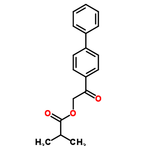 2-甲基-, 2-[1,1-聯(lián)苯]-4-基-2-氧代丙酸乙酯結(jié)構(gòu)式_69787-81-1結(jié)構(gòu)式