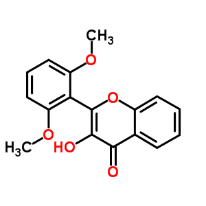 2-(2,6-二甲氧基苯基)-3-羥基-4H-1-苯并吡喃-4-酮結(jié)構(gòu)式_70460-35-4結(jié)構(gòu)式
