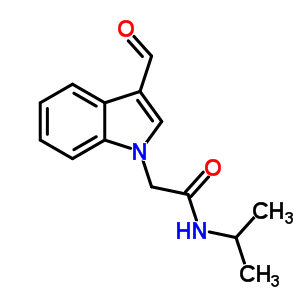 2-(3-甲?；?吲哚-1-基)-N-異丙基-乙酰胺結(jié)構(gòu)式_708284-70-2結(jié)構(gòu)式