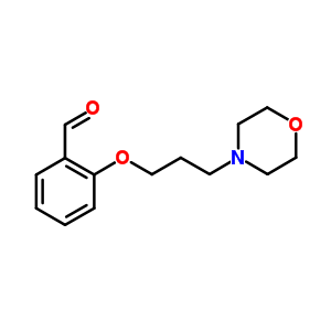 2-(3-嗎啉-4-基-丙氧基)-苯甲醛結(jié)構(gòu)式_72108-02-2結(jié)構(gòu)式