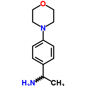 1-(4-嗎啉-4-苯基)-乙胺結構式_728024-36-0結構式
