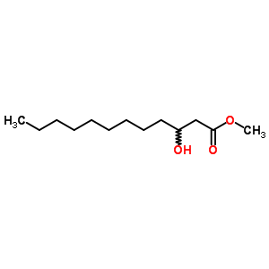 3-羥基十二烷酸甲酯結(jié)構(gòu)式_72864-23-4結(jié)構(gòu)式