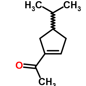 (9ci)-1-[4-(1-甲基乙基)-1-環(huán)戊烯-1-基]-乙酮結(jié)構(gòu)式_73011-52-6結(jié)構(gòu)式