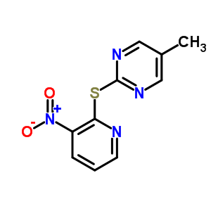 5-甲基-2-(3-硝基吡啶-2-基)磺?；?嘧啶結構式_73768-47-5結構式