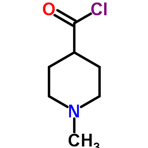 1-甲基哌啶-4-羰酰氯鹽酸鹽結構式_7462-84-2結構式