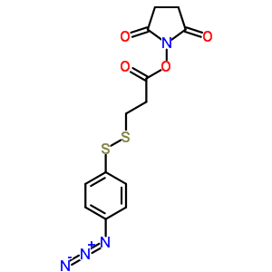 3-[(4-疊氮基苯基)二硫代]-丙酸 2,5-二氧代-1-吡咯烷酯結構式_74676-98-5結構式