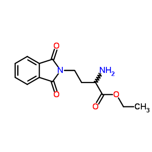 2-氨基-4-(1,3-二氧代異吲哚-2-基)丁酸乙酯結(jié)構(gòu)式_7474-75-1結(jié)構(gòu)式