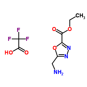 5-(氨基甲基)-1,3,4-噁二唑-2-羧酸乙酯結構式_751479-66-0結構式