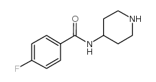 4-氟-N-(哌啶-4-基)苯甲酰胺結(jié)構(gòu)式_75484-39-8結(jié)構(gòu)式