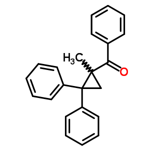 (1-甲基-2,2-二苯基環(huán)丙基)苯基-甲酮結(jié)構(gòu)式_75854-69-2結(jié)構(gòu)式