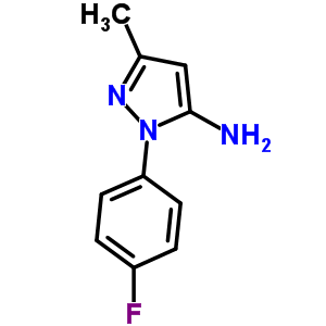 2-(4-氟苯基)-5-甲基-2H-吡唑-3-胺結構式_76606-39-8結構式
