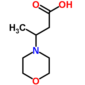3-嗎啉-4-基丁酸鹽酸鹽結(jié)構(gòu)式_767240-85-7結(jié)構(gòu)式