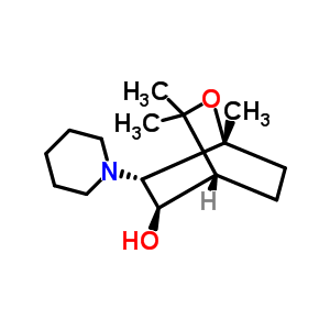 6-(1-哌啶基)-1,3,3-三甲基-2-噁雙環(huán)(2.2.2)辛烷-5-醇結構式_76735-20-1結構式