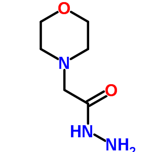 2-嗎啉-4-乙酰肼結(jié)構(gòu)式_770-17-2結(jié)構(gòu)式