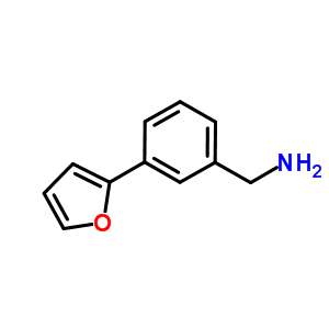 [3-(2-呋喃基)苯基]甲胺結(jié)構(gòu)式_771573-26-3結(jié)構(gòu)式