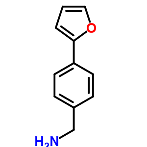 [4-(2-呋喃基)苯基]甲胺結(jié)構(gòu)式_771573-27-4結(jié)構(gòu)式