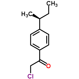 (9ci)-2-氯-1-[4-(1-甲基丙基)苯基]-乙酮結(jié)構(gòu)式_77234-66-3結(jié)構(gòu)式