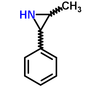 2-甲基-3-苯基-氮丙啶結構式_7763-71-5結構式