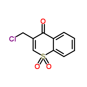 3-(氯甲基)-4H-1-苯并硫代吡喃-4-酮 1,1-二氧化物結(jié)構(gòu)式_77694-48-5結(jié)構(gòu)式