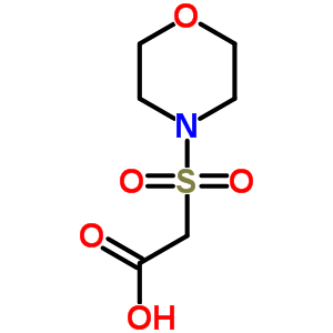 (嗎啉-4-磺酰基)-乙酸結(jié)構(gòu)式_78374-13-7結(jié)構(gòu)式