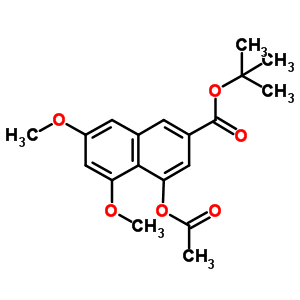 4-(乙?；趸?-5,7-二甲氧基-2-萘羧酸 1,1-二甲基乙酯結(jié)構(gòu)式_78395-58-1結(jié)構(gòu)式