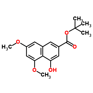4-羥基-5,7-二甲氧基-2-萘羧酸 1,1-二甲基乙酯結(jié)構(gòu)式_78395-60-5結(jié)構(gòu)式