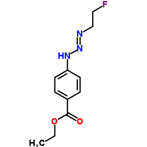 4-(2-(2-氟乙基亞氨基)肼基)苯甲酸乙酯結(jié)構(gòu)式_78604-22-5結(jié)構(gòu)式