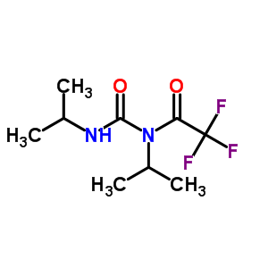 2,2,2-三氟-n-(1-甲基乙基)-n-[[(1-甲基乙基)氨基]羰基]-乙酰胺結(jié)構(gòu)式_80008-00-0結(jié)構(gòu)式