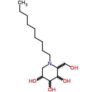 N-(n-Nonyl)Deoxynojirimycin Structure,81117-35-3Structure