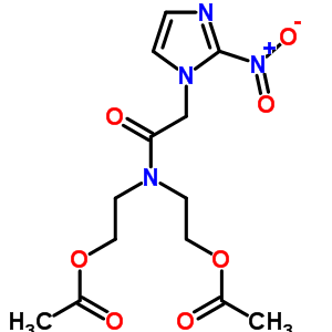 N,N-雙[2-(乙?；趸?乙基]-2-硝基-1H-咪唑-1-乙酰胺結(jié)構(gòu)式_81892-64-0結(jié)構(gòu)式