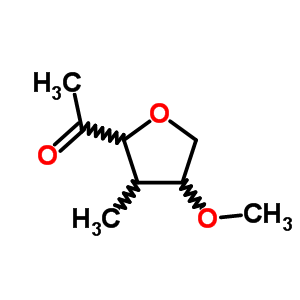 (9ci)-1-(四氫-5-甲氧基-4-甲基-3-呋喃)-乙酮結(jié)構(gòu)式_81910-05-6結(jié)構(gòu)式