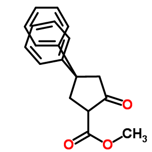4,4-二苯基-2-氧代環(huán)戊烷羧酸甲酯結構式_819802-98-7結構式
