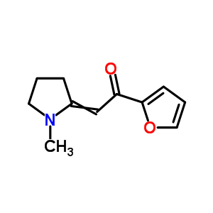 1-(2-呋喃)-2-(1-甲基-2-吡咯烷)-乙酮結(jié)構(gòu)式_82071-15-6結(jié)構(gòu)式