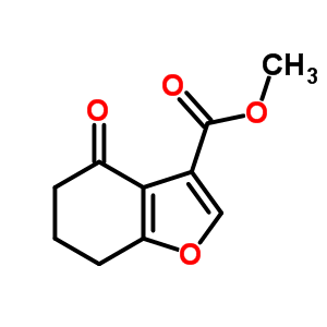 4-氧代-4,5,6,7-四氫-1-苯并呋喃-3-羧酸甲酯結(jié)構(gòu)式_82584-78-9結(jié)構(gòu)式