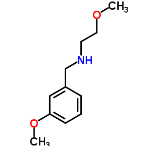 (3-甲氧基-芐基)-(2-甲氧基-乙基)-胺結構式_827327-99-1結構式