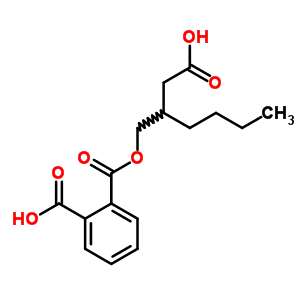 單[2-(羧甲基)己基]鄰苯二甲酸酯結(jié)構(gòu)式_82975-93-7結(jié)構(gòu)式