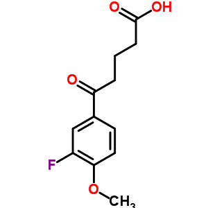 5-(3-氟-4-甲氧基苯基)-5-氧代戊酸結構式_845781-33-1結構式
