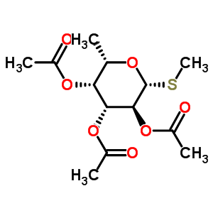 2,3,4-三-o-乙?；?1-硫代-beta-l-吡喃半乳糖苷甲酯結(jié)構(gòu)式_84635-54-1結(jié)構(gòu)式