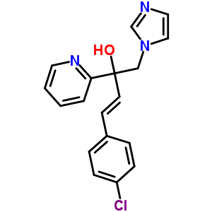 ALPHA-[(E)-2-(4-氯苯基)乙烯]-ALPHA-(1H-咪唑-1-甲基)-2-吡啶甲醇結(jié)構(gòu)式_847670-66-0結(jié)構(gòu)式