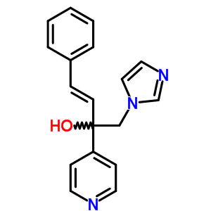 (3E)-1-(1H-咪唑-1-基)-4-苯基-2-吡啶-4-基-3-丁烯-2-醇結(jié)構(gòu)式_847670-79-5結(jié)構(gòu)式