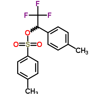 1-甲基-4-[2,2,2-三氟-1-(4-甲基苯基)乙氧基]磺酰基-苯結(jié)構(gòu)式_84877-44-1結(jié)構(gòu)式
