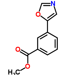 3-(1,3-噁唑-5-基)苯甲酸甲酯結(jié)構(gòu)式_850375-14-3結(jié)構(gòu)式