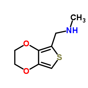 N-(2,3-二氫噻吩并[3,4-b][1,4]二噁英-5-甲基)-n-甲胺結(jié)構(gòu)式_859851-03-9結(jié)構(gòu)式