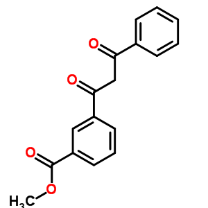 3-(3-氧代-3-苯基-丙?；?苯甲酸甲酯結(jié)構(gòu)式_86235-81-6結(jié)構(gòu)式