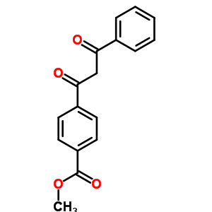 4-(3-氧代-3-苯基-丙?；?苯甲酸甲酯結(jié)構(gòu)式_86235-82-7結(jié)構(gòu)式