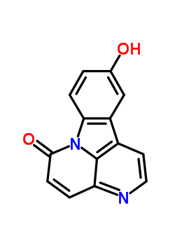 10-羥基-6H-吲哚并[3,2,1-de][1,5]萘啶-6-酮結構式_86293-41-6結構式