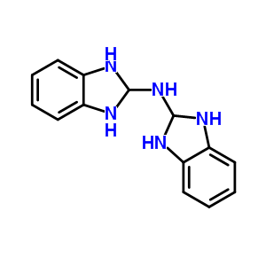 N-(2,3-二氫-1H-苯并咪唑-2-基)-2,3-二氫-1H-苯并咪唑-2-胺結(jié)構(gòu)式_86834-46-0結(jié)構(gòu)式